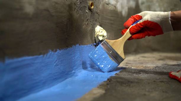 Commercial Waterproofing project at a New Liberty, KY business property by SJ Waterproofing Pros