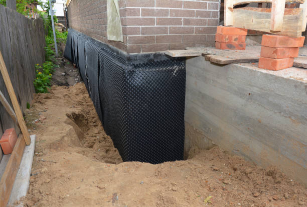 Expert waterproofing evaluation at a New Liberty, KY property